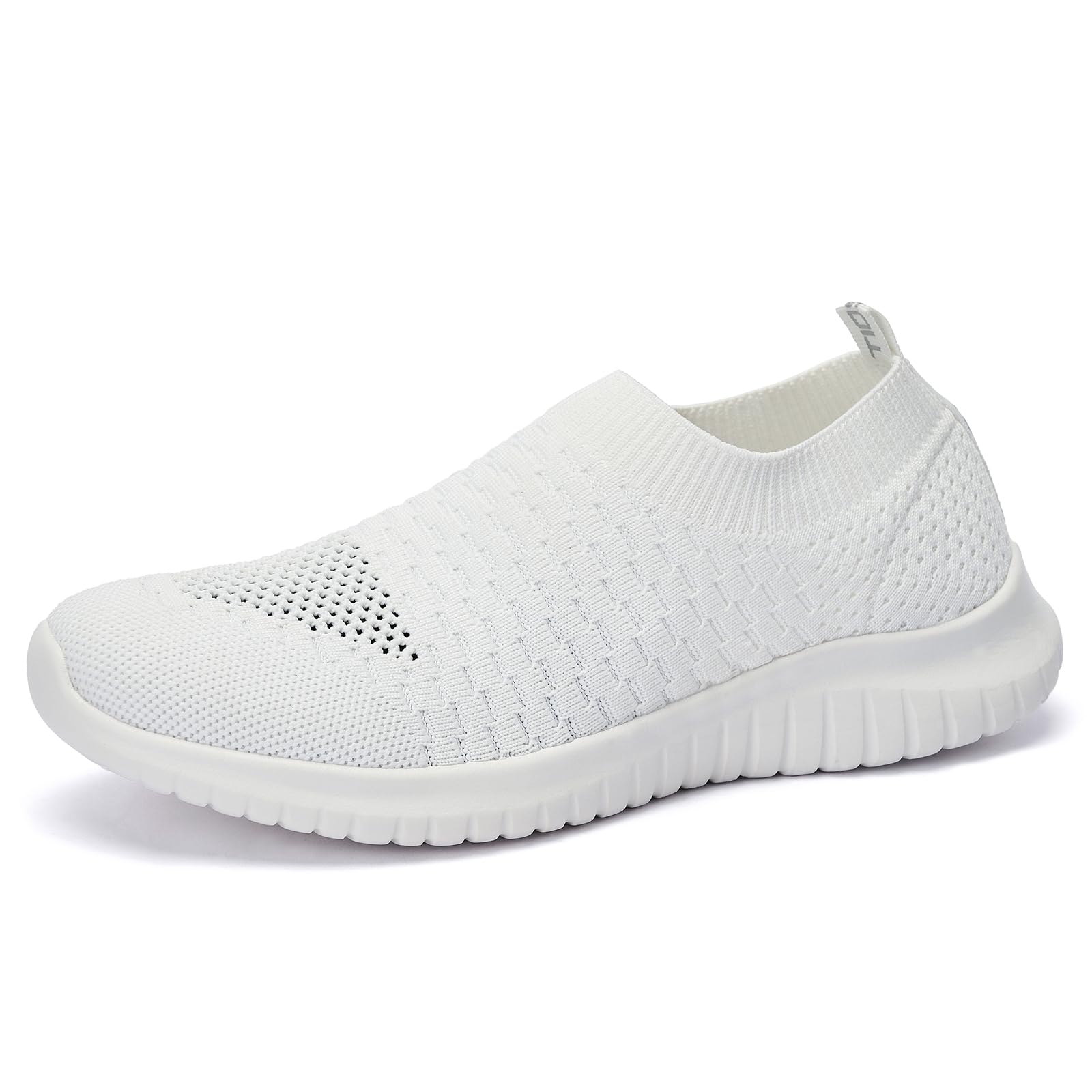 TIOSEBON Women's Athletic Walking Shoes Slip On Casual Mesh-Comfortable Tennis Workout Sneakers