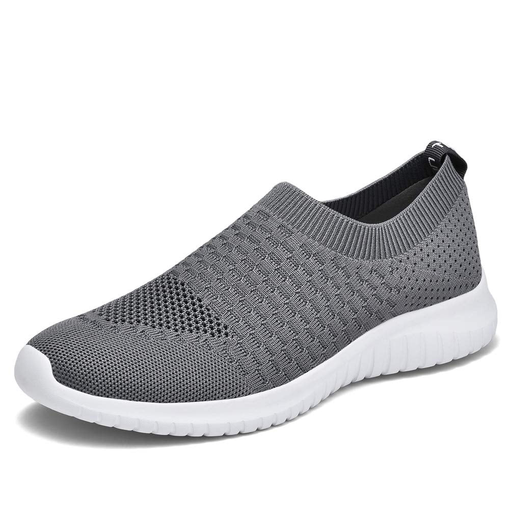 TIOSEBON Women's Athletic Walking Shoes Slip On Casual Mesh-Comfortable Tennis Workout Sneakers