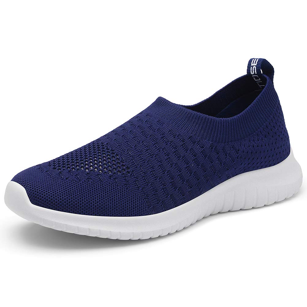 TIOSEBON Women's Athletic Walking Shoes Slip On Casual Mesh-Comfortable Tennis Workout Sneakers