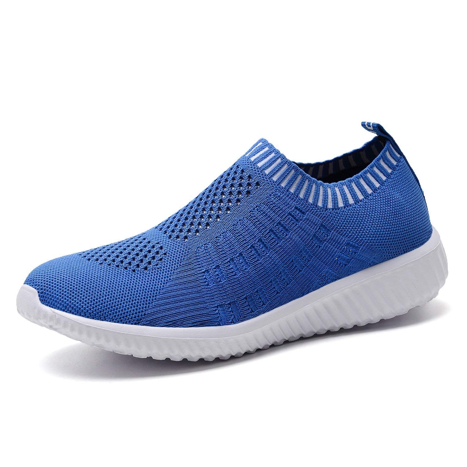TIOSEBON Women's Athletic Walking Shoes Slip On Casual Mesh-Comfortable Tennis Workout Sneakers