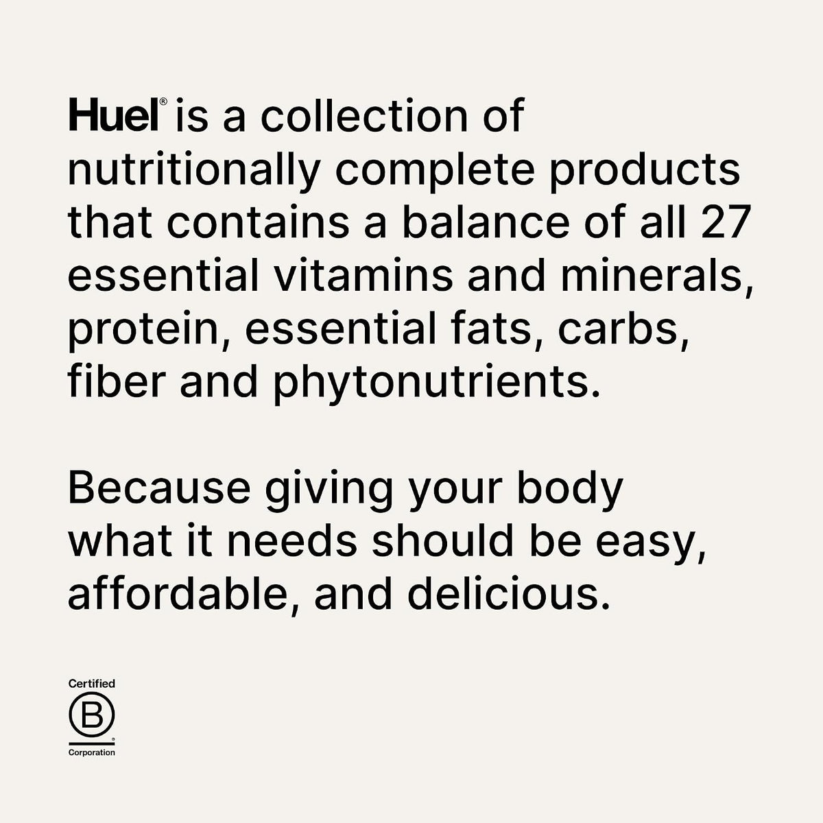 Huel Black Edition | Chocolate Peanut Butter | 40g Vegan Protein Powder