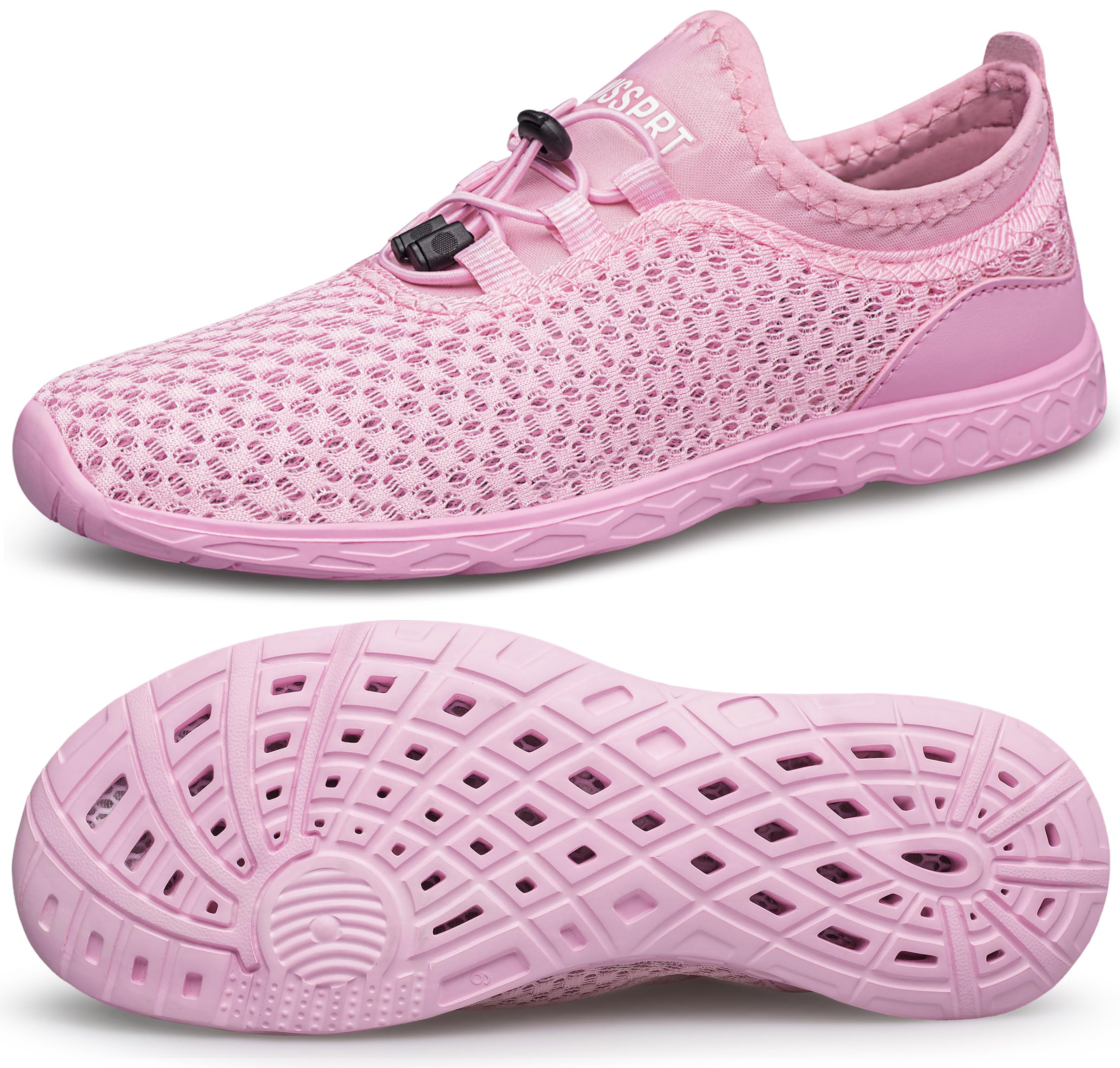 DOUSSPRT Women's Water Shoes Quick Dry for Beach Swim Pool Fishing | Adult Breathable Summer Walk Aqua Sandals for River Athletic Boating Kayaking Diving Sport