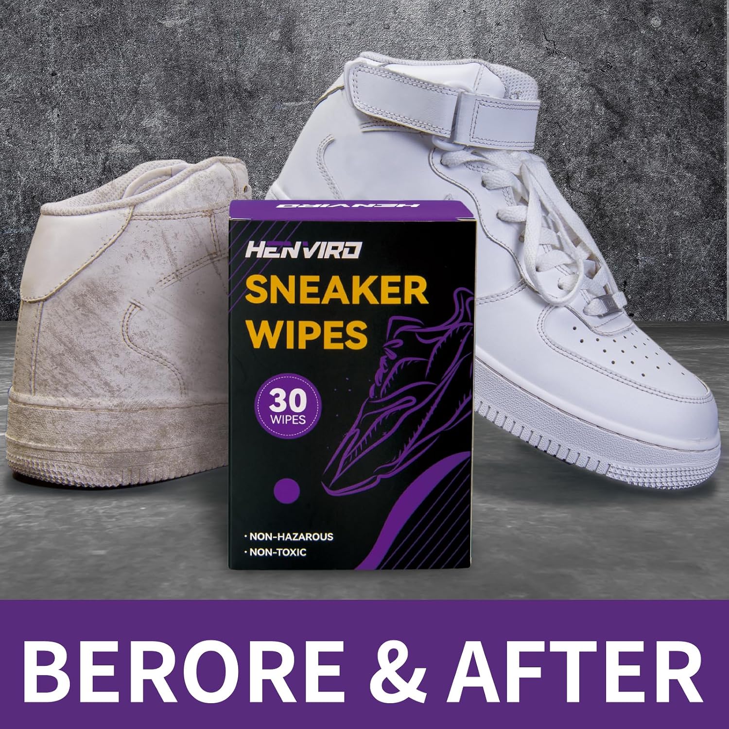 Shoe and Sneaker Cleaner Wipes - Shoe Cleaner, Shoe Cleaning Kit, Sneaker Cleaner