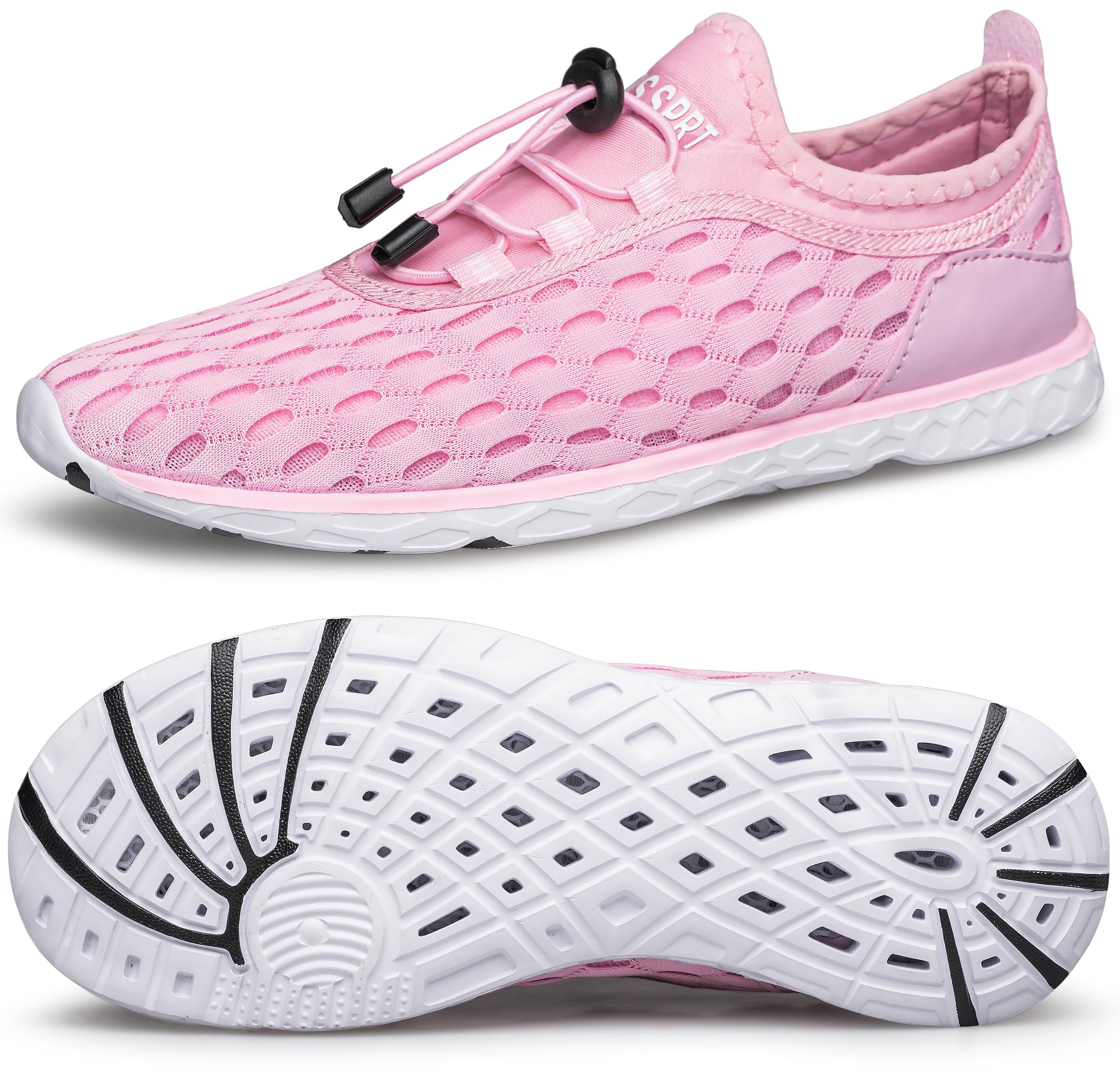 DOUSSPRT Women's Water Shoes Quick Dry for Beach Swim Pool Fishing | Adult Breathable Summer Walk Aqua Sandals for River Athletic Boating Kayaking Diving Sport