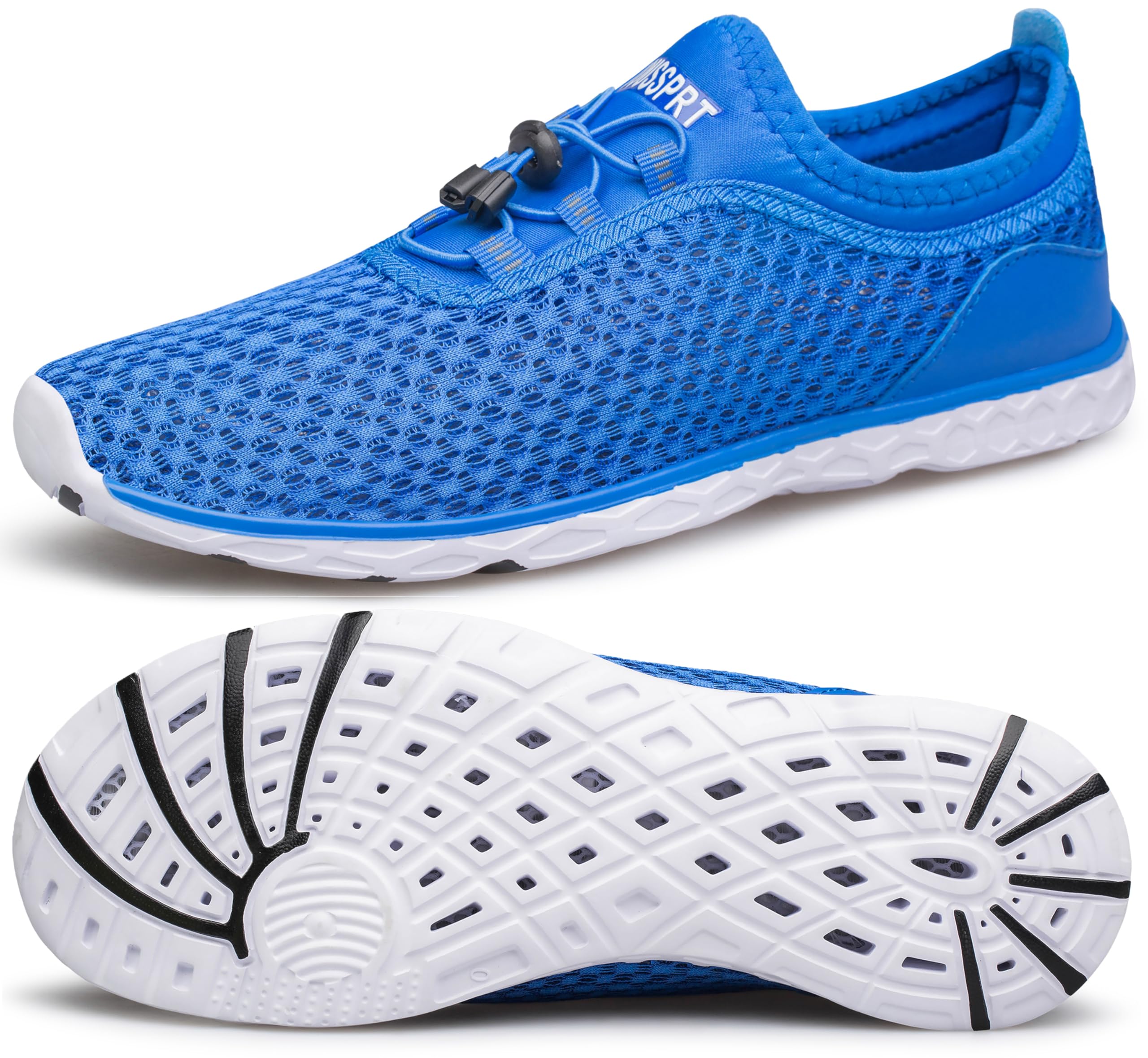 DOUSSPRT Women's Water Shoes Quick Dry for Beach Swim Pool Fishing | Adult Breathable Summer Walk Aqua Sandals for River Athletic Boating Kayaking Diving Sport