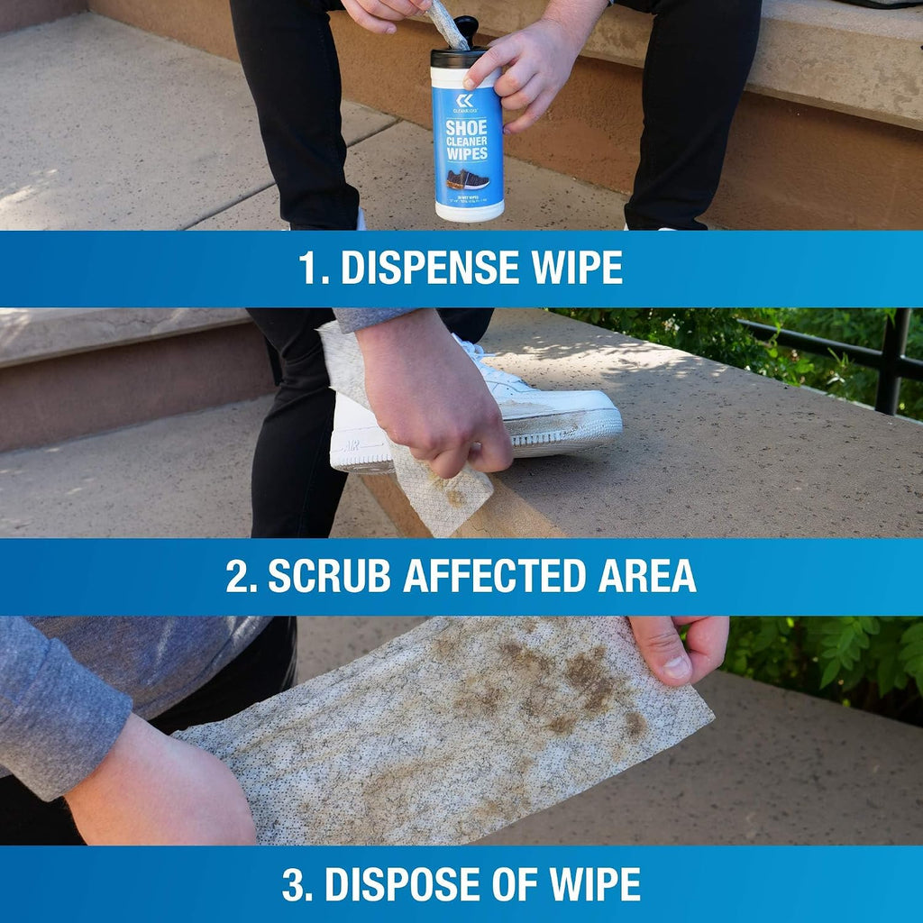 CleanKicks Shoe Cleaner Shoe Wipes