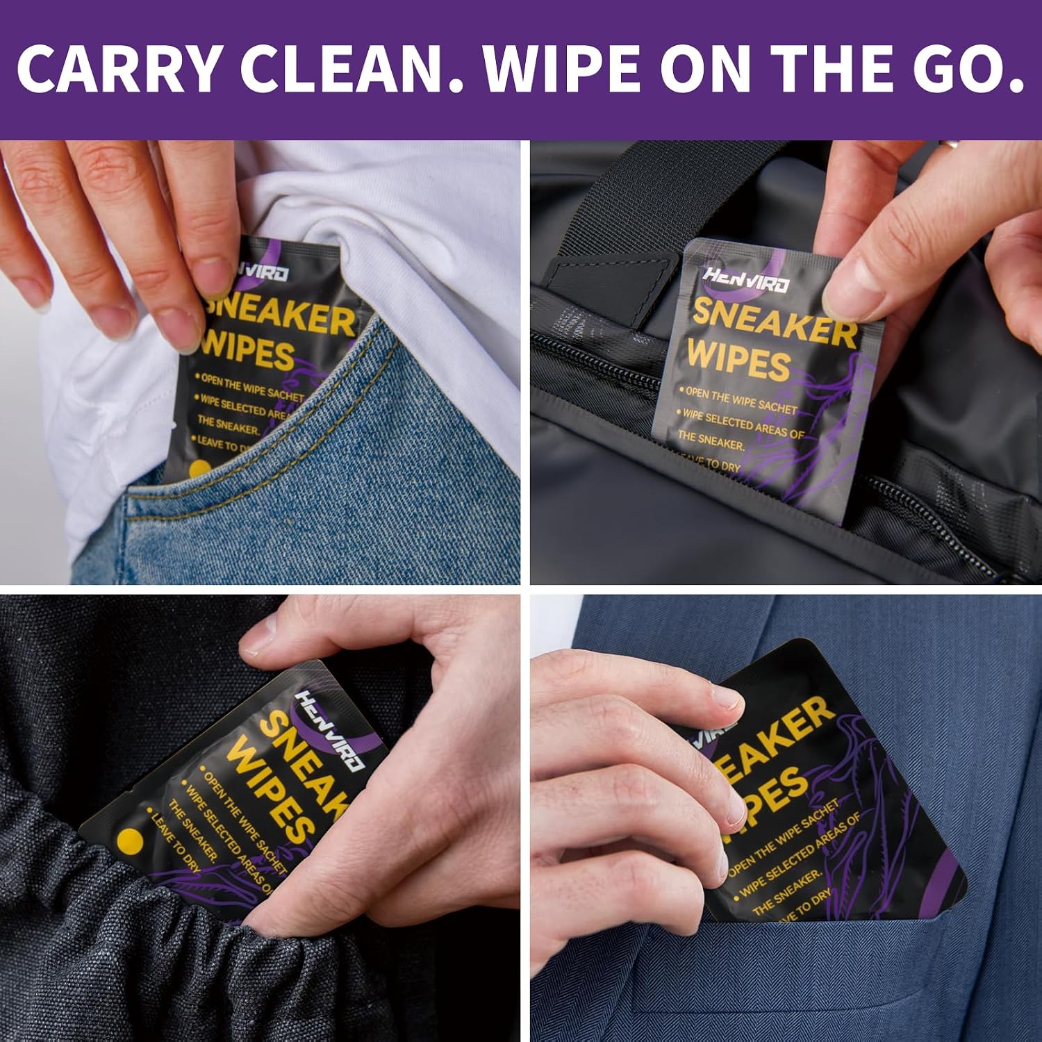 Shoe and Sneaker Cleaner Wipes - Shoe Cleaner, Shoe Cleaning Kit, Sneaker Cleaner