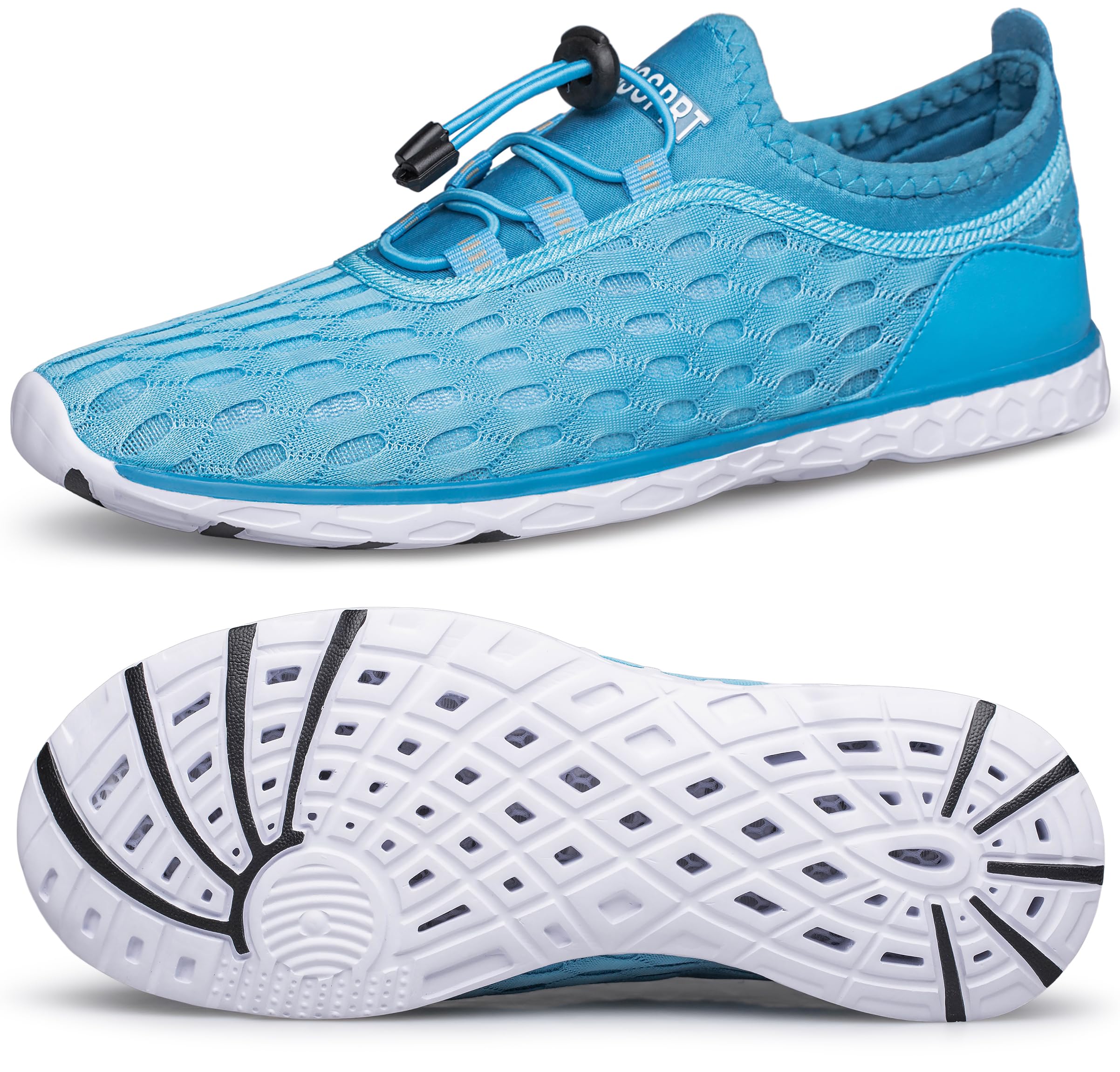 DOUSSPRT Women's Water Shoes Quick Dry for Beach Swim Pool Fishing | Adult Breathable Summer Walk Aqua Sandals for River Athletic Boating Kayaking Diving Sport