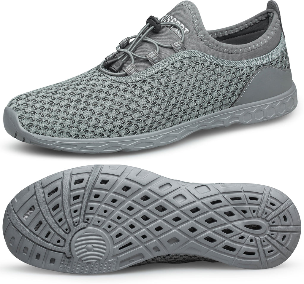 DOUSSPRT Women's Water Shoes Quick Dry for Beach Swim Pool Fishing | Adult Breathable Summer Walk Aqua Sandals for River Athletic Boating Kayaking Diving Sport