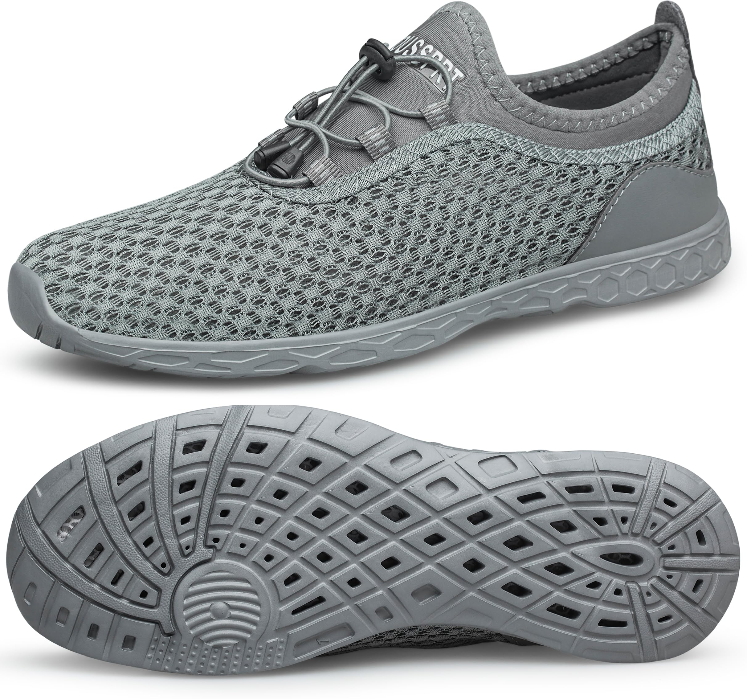 DOUSSPRT Women's Water Shoes Quick Dry for Beach Swim Pool Fishing | Adult Breathable Summer Walk Aqua Sandals for River Athletic Boating Kayaking Diving Sport