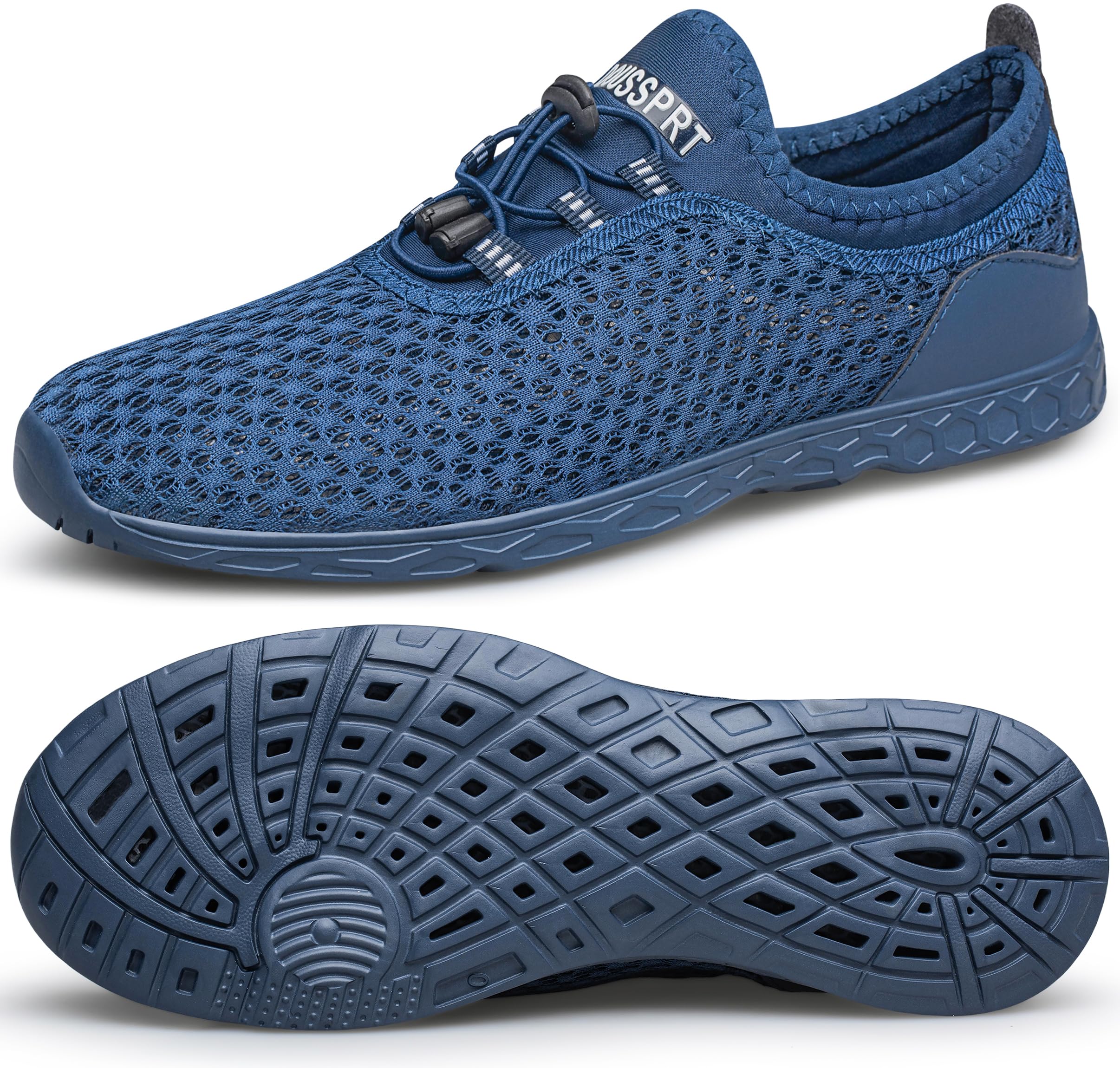 DOUSSPRT Women's Water Shoes Quick Dry for Beach Swim Pool Fishing | Adult Breathable Summer Walk Aqua Sandals for River Athletic Boating Kayaking Diving Sport