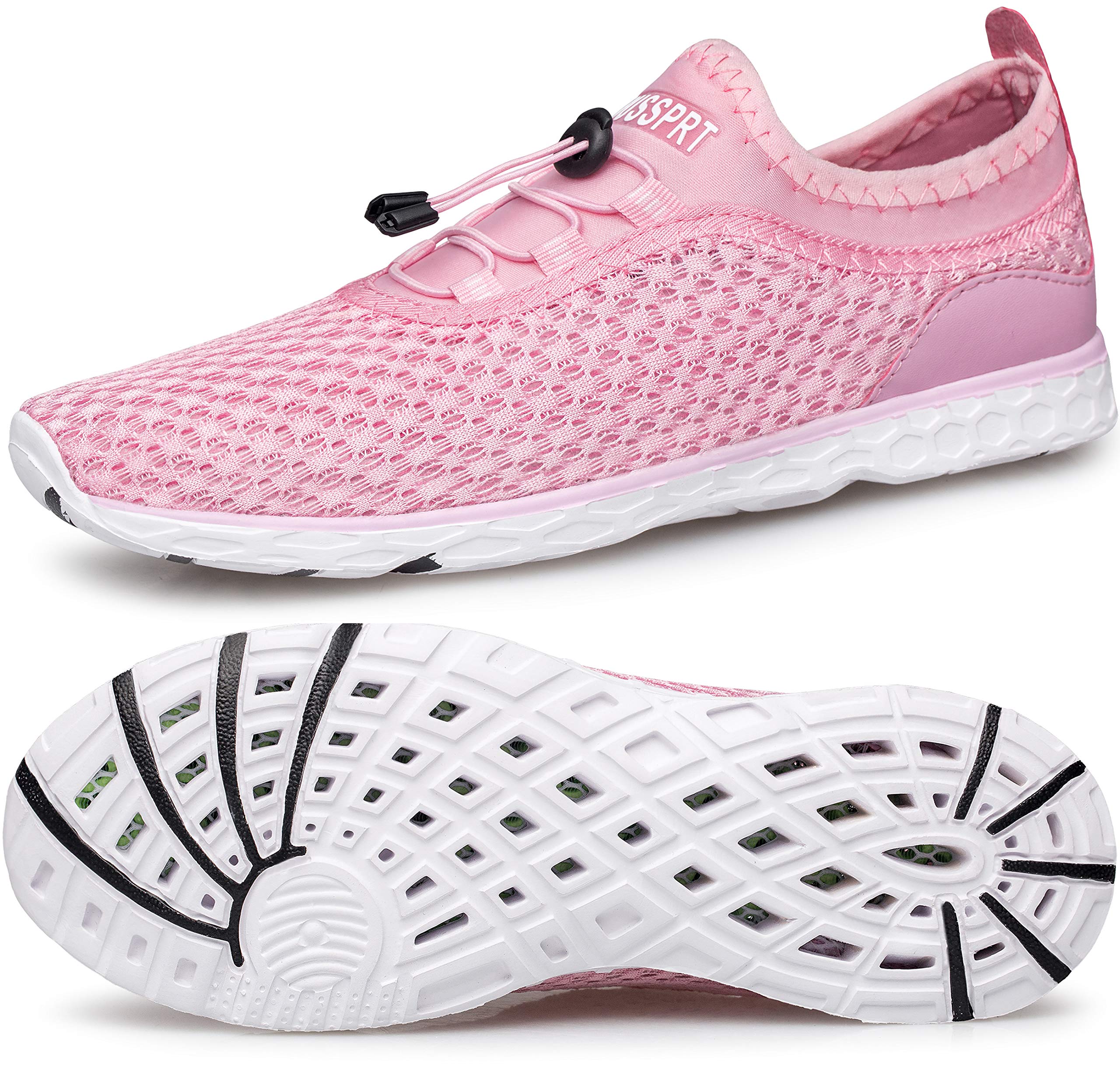 DOUSSPRT Women's Water Shoes Quick Dry for Beach Swim Pool Fishing | Adult Breathable Summer Walk Aqua Sandals for River Athletic Boating Kayaking Diving Sport