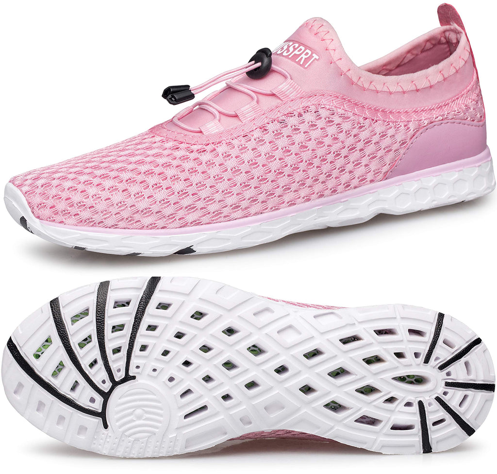 DOUSSPRT Women's Water Shoes Quick Dry for Beach Swim Pool Fishing | Adult Breathable Summer Walk Aqua Sandals for River Athletic Boating Kayaking Diving Sport