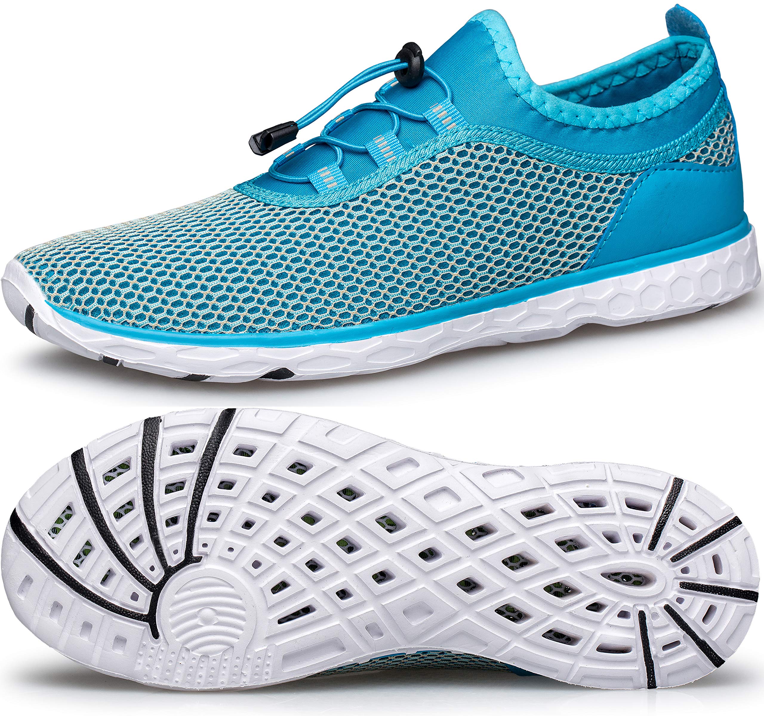 DOUSSPRT Women's Water Shoes Quick Dry for Beach Swim Pool Fishing | Adult Breathable Summer Walk Aqua Sandals for River Athletic Boating Kayaking Diving Sport